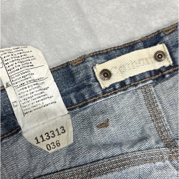 Carhartt Grunge Workwear Skater Baggy Blue Jeans 34x32 VTG Y2K Thrashed B189DKV - Picture 14 of 16